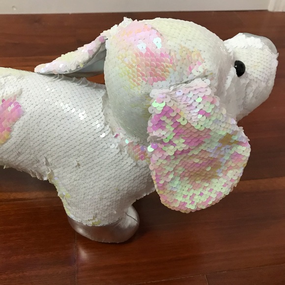 Sequined Cute stuffed toy 19in long approx. - Picture 4 of 6